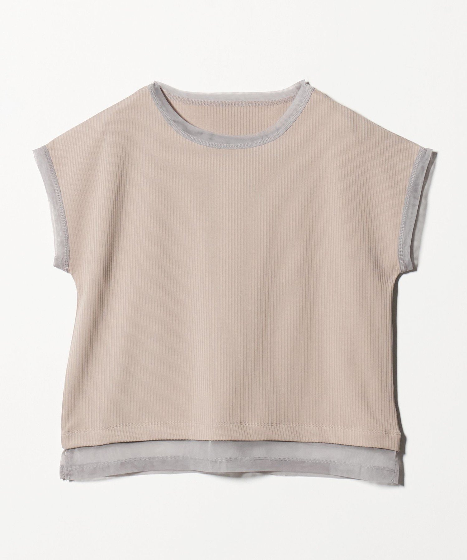 チュールバインダー カットソー ＜A DAY IN THE LIFE＞ ユナイテッドアローズ アウトレット トップス カットソー・Tシャツ グレー ベージュ ホワイト