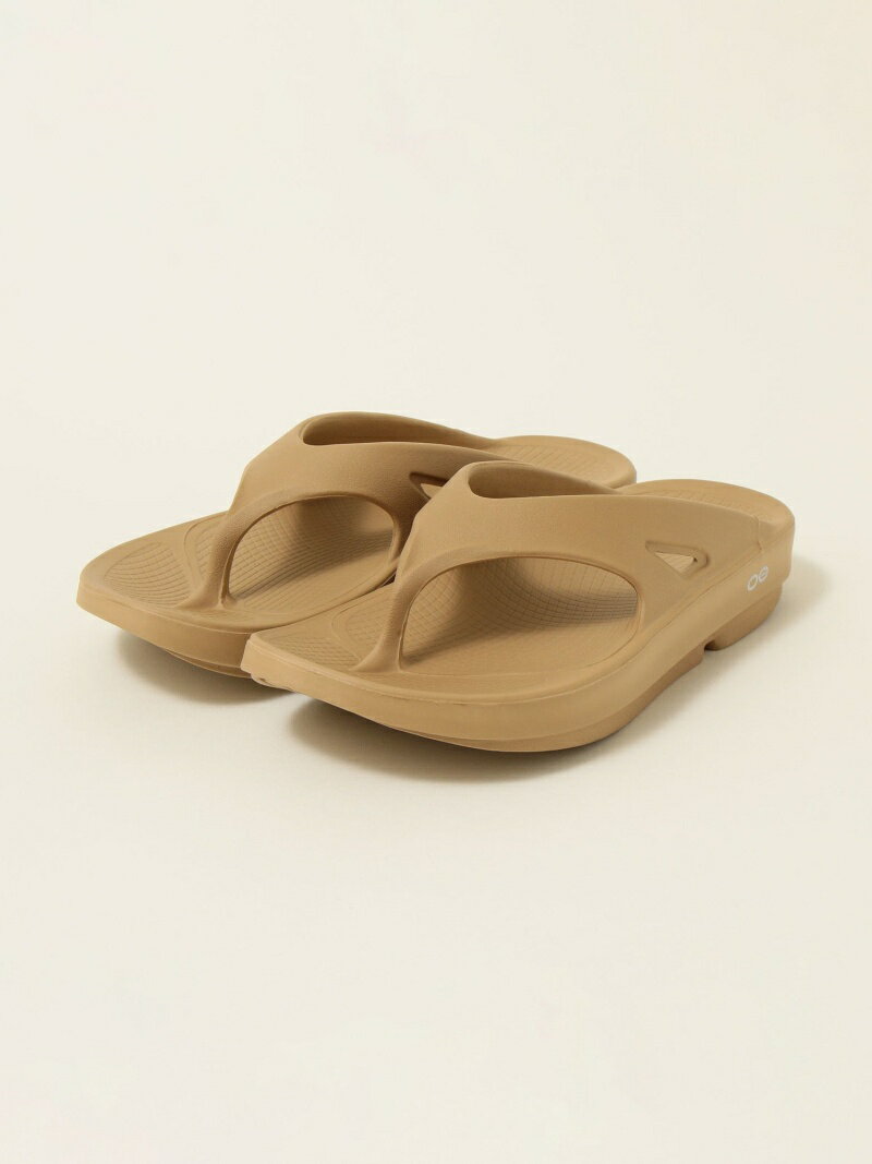 SHIPS any OOFOS:OOriginal/ウーオリジナル リカバリーサンダル シップス シューズ サンダル/ミュール カーキ ブラック ベージュ グリーン【送料無料】のサムネイル