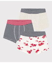 【SALE/10%OFF】PETIT BATEAU トランクス3枚組 プチバトー インナー・ルームウェア ボクサーパンツ・トランクス【送料無料】
