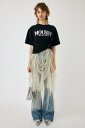 MOUSSY MOUSSY LOGO IN LOGO Tシャツ マウジー トップス カットソー Tシャツ ブラック ホワイト グレー【送料無料】