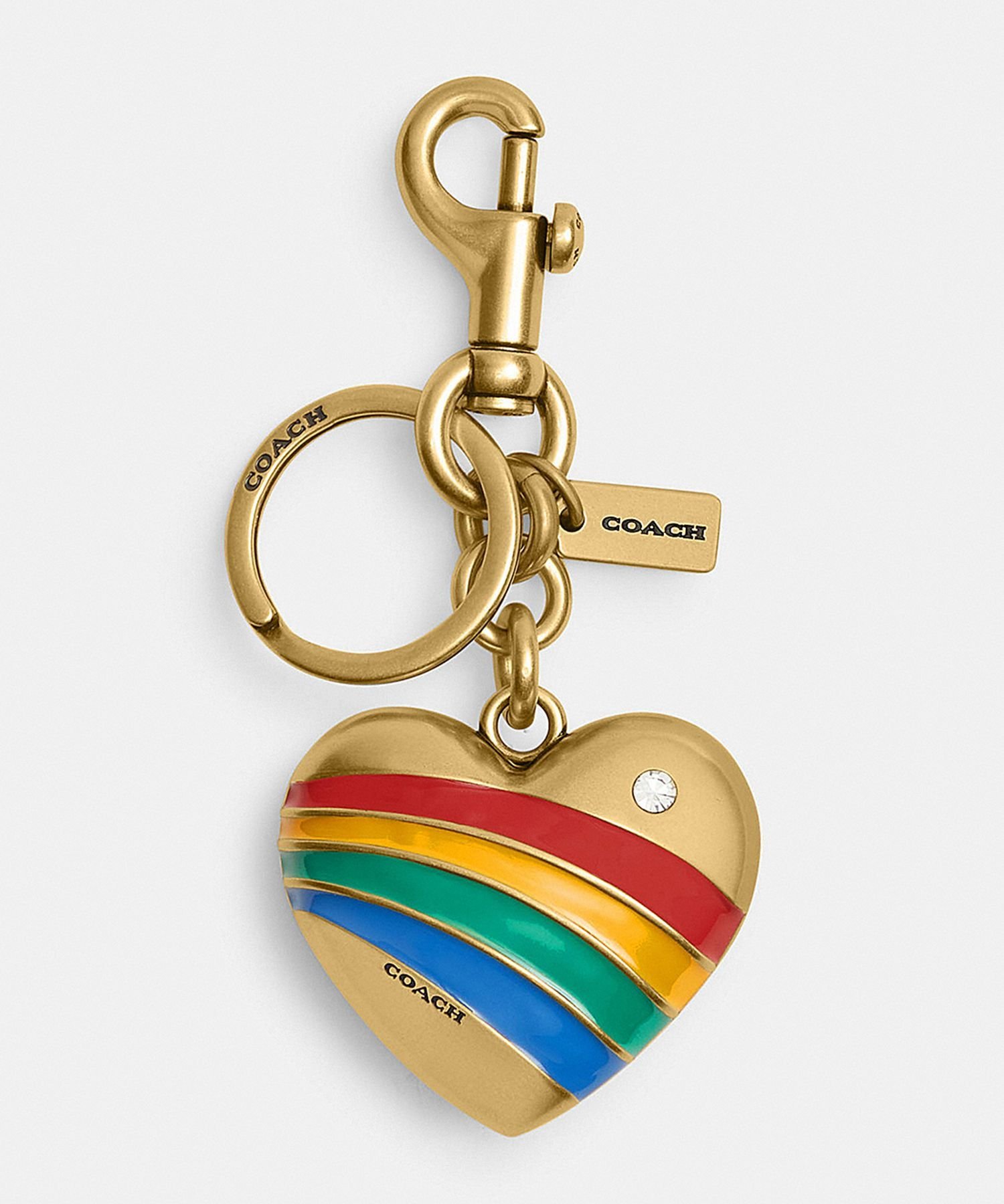 COACH 【公式】ハート バッグ チャーム コーチ ファッション雑貨 チャーム・キーチェーン ゴールド【送料無料】