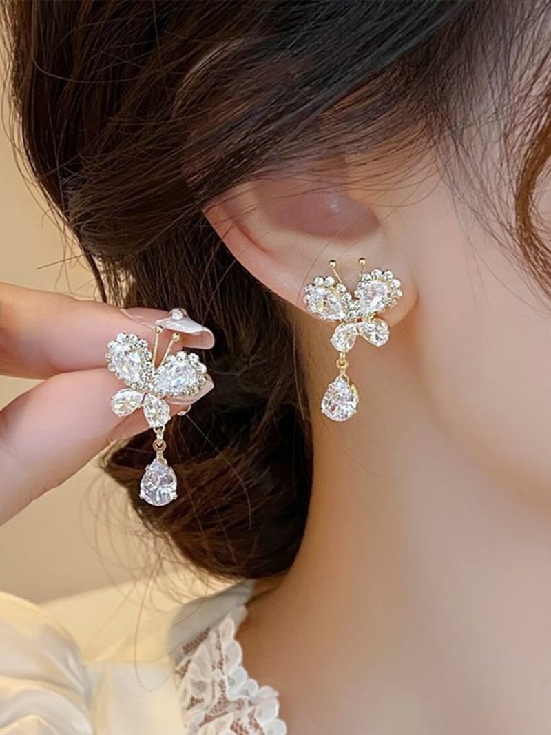 【SALE／33%OFF】Coo+i Coo+i/(W)ビジューデザインピアス スレンダー アクセサリー・腕時計 ピアス ゴールド