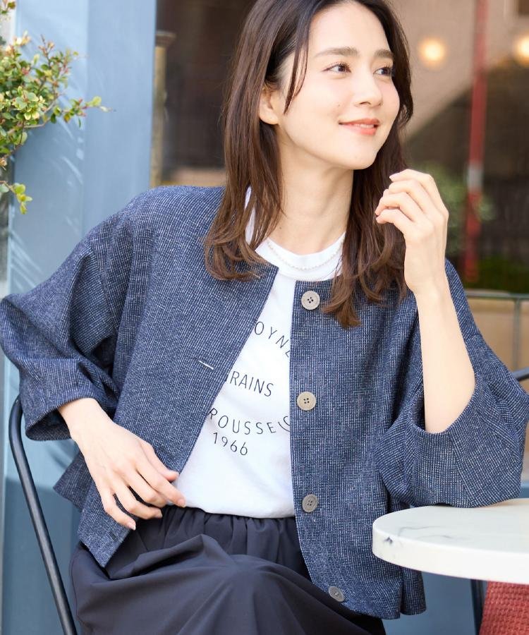 Reflect 【REGENCY WORKS/Reflect別注カラーあり】サークルモチーフTシャツ リフレクト トップス カットソー・Tシャツ グリーン ホワイト