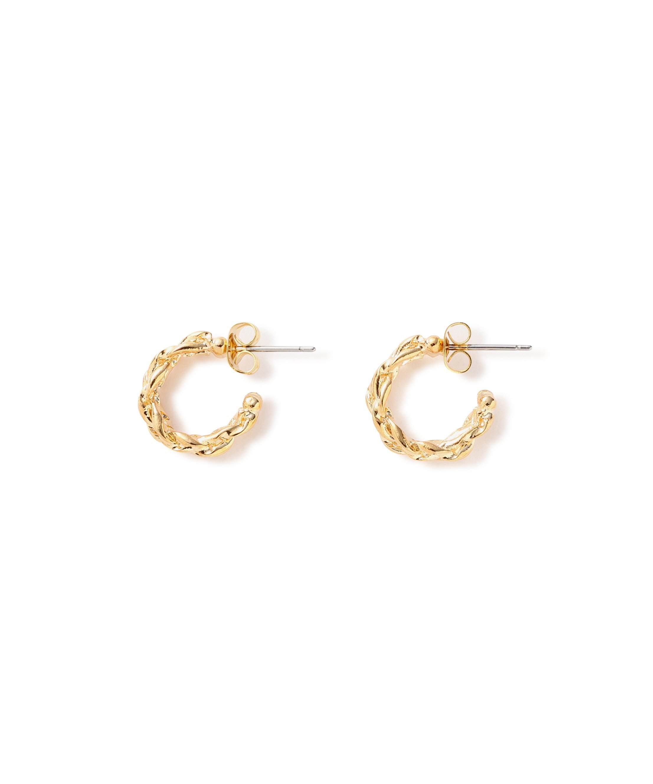 PROPORTION BODY DRESSING ダブルツイストピアス プロポーションボディドレッシング アクセサリー・腕時計 その他のアクセサリー・腕時計 ゴールド