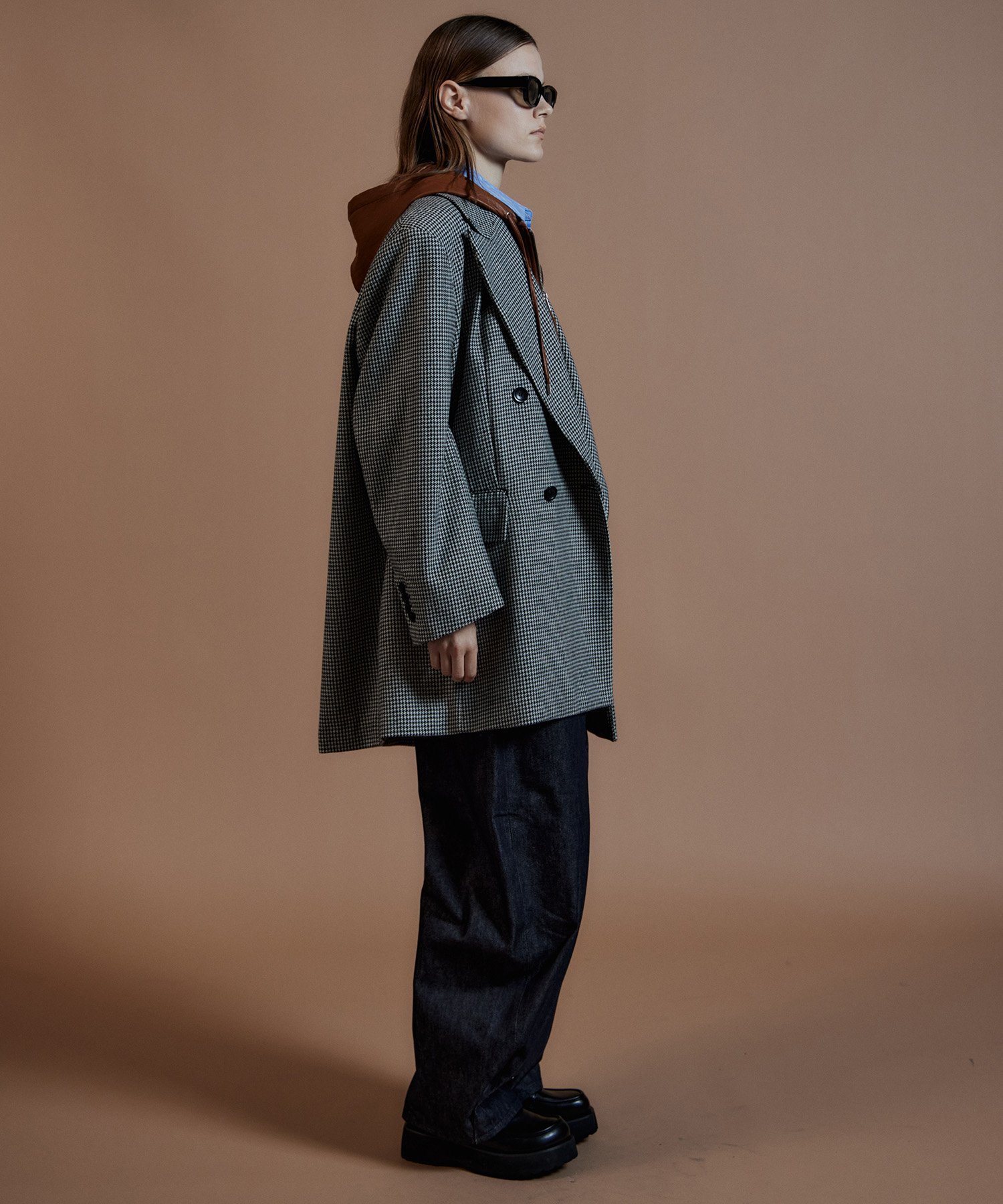 MAISON SPECIAL Oversized Jacket Coat メゾンスペシャル ジャケット・アウター テーラードジャケット・ブレザー ブラック ブラウン