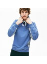 【SALE/30%OFF】LACOSTE ハウンドトゥース切り替えフードスウェット ラコステ カットソー パーカー【送料無料】