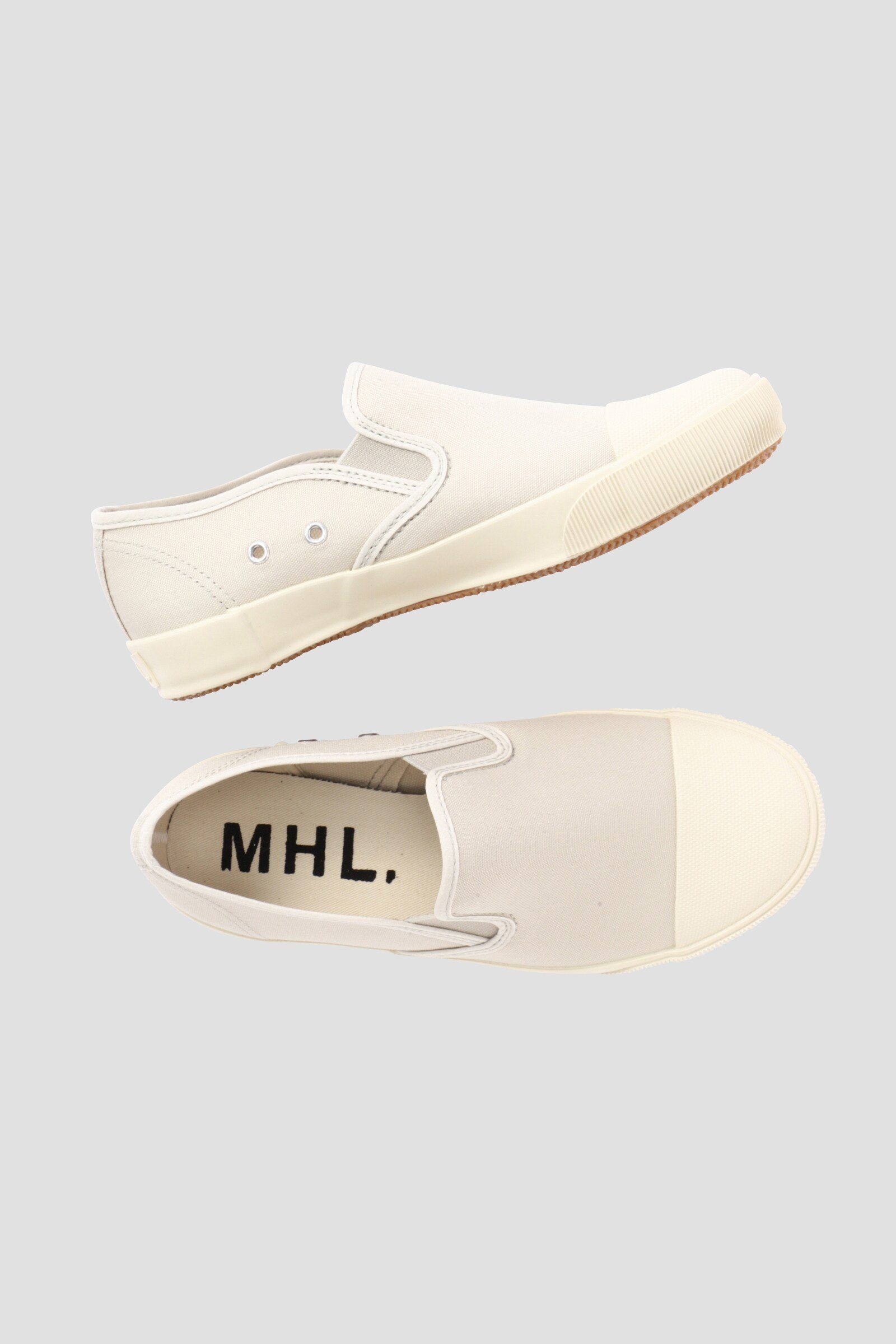MHL. SLIPON SHOES マーガレット・ハウエル シューズ・靴 その他のシューズ・靴 ホワイト ブラック