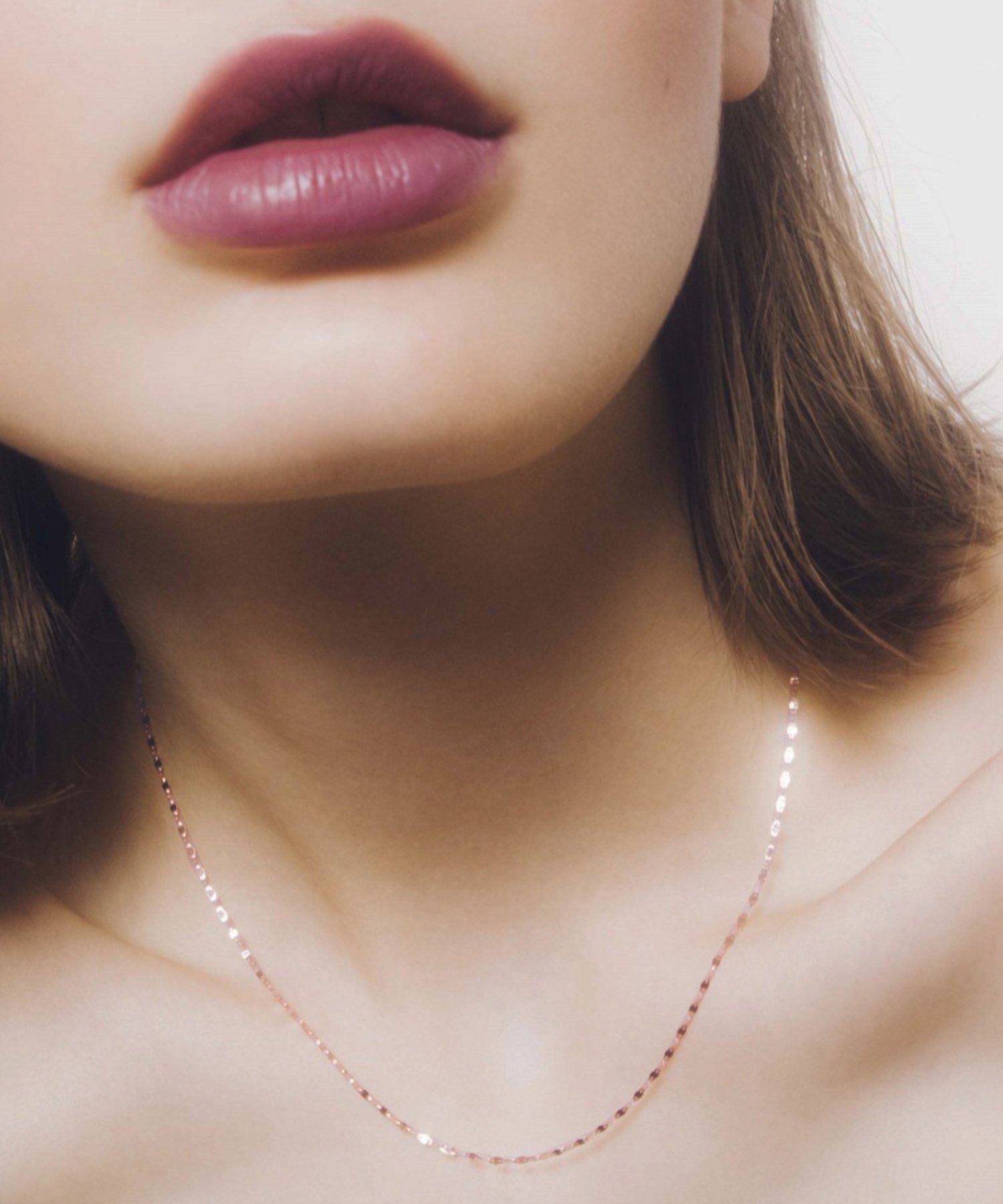 les bon bon les bon bon/victoria necklace pink gold ヴィクトリアネックレス ピンクゴールド K10 10K ジュエリー ギフト ルボンボン BOB136 セットアップセブン アクセサリー・腕時計 ネックレス ゴールド【送料無料】