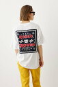 ロデオクラウンズ ワイドボウル 服 レディース 【SALE／42%OFF】RODEO CROWNS WIDE BOWL レトロバンダナパッチTシャツ ロデオクラウンズワイドボウル トップス カットソー・Tシャツ ホワイト ピンク グレー