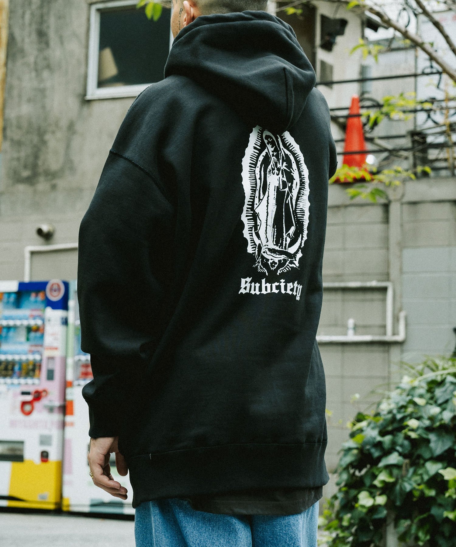 Subciety MARIA PARKA サブサエティ トップス パーカー・フーディー ブラック