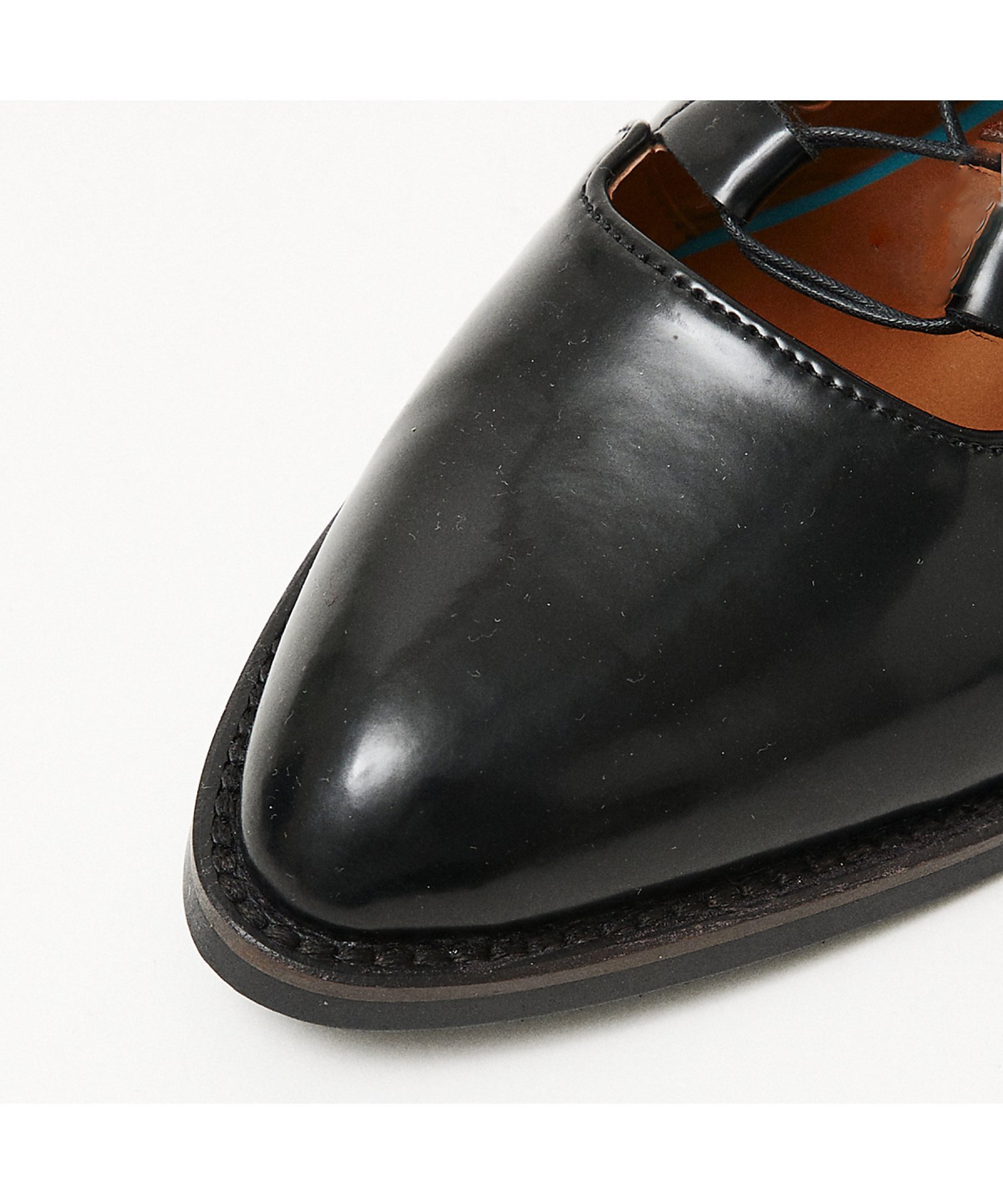【SALE／57%OFF】Au BANNISTER 【LAROUTE】レースアップパンプス オゥ・バニスター シューズ・靴 パンプス ブラック【送料無料】