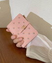 Liaa Liaa/(W)花柄 二つ折りミニ財布 ミニウォレット ミニョントレフル ルームヨンマルサンセレクティッド 財布・ポーチ・ケース 財布 ブルー ブラッ...