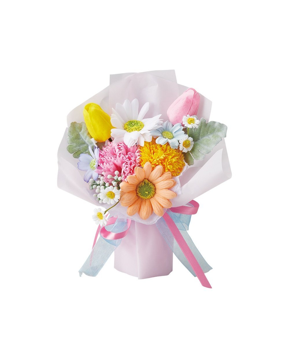 BACKYARD FAMILY ペールポップソープフラワーブーケ ローラ インテリア・生活雑貨 その他のインテリア・生活雑貨 グリーン パープル ピンク