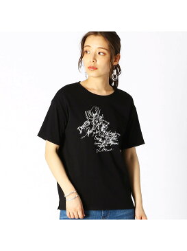 COMME CA ISM グラフィカルTシャツ コムサイズム カットソー Tシャツ イエロー ホワイト ブラック グリーン