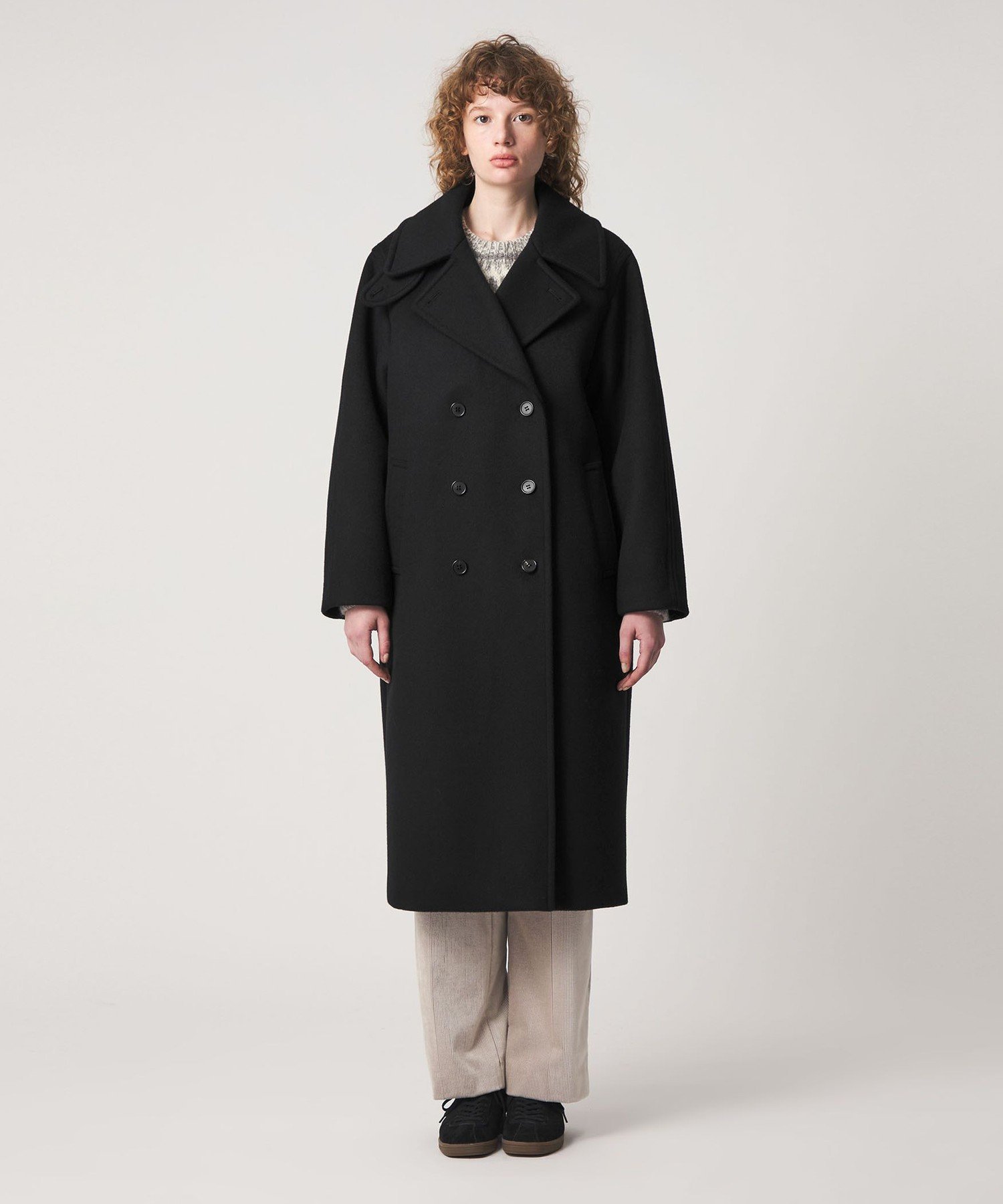 【SALE／40%OFF】Steven Alan ＜Steven Alan＞ダブル ブレスト ロングコート ユナイテッドアローズ アウトレット ジャケット・アウター その他のジャケット・アウター ブラック【送料無料】 stylife-15718741 Rakuten Fashion サンプル画像3