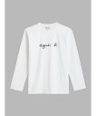 agnes b. FEMME S137 TS ロゴTシャツ アニエスベー トップス カットソー Tシャツ ホワイト【送料無料】