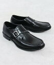 【SALE/20%OFF】SARABANDE 本革 メンズ ビジネス オフィスカジュアル モンクストラップシューズ ☆6937 サンエーフットウェアー シューズ...