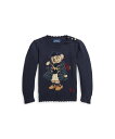 POLO RALPH LAUREN (ガールズ 2才~6才)Polo ベア コットン セーター ラルフローレン トップス ニット ネイビー【送料無料】