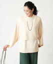 【SALE/60%OFF】GEORGES RECH 3WAYニットプルオーバー ジョルジュ・レッシュ トップス ニット グリーン ネイビー ホワイト グレー【送...
