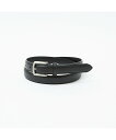 ABAHOUSE LASTWORD 【Made in Japan】シュリンク レザーベルト 25mm アバハウス ファッション雑貨 ベルト ネイビー ブラック【...