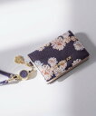 PAUL & JOE 2面パスケース リールコード付き クリザンテーム ラメ PJA-W974 エルゲイス 財布・ポーチ・ケース パスケース・定期入れ ホワイト ベージュ ピンク ネイビー グリーン【送料無料】