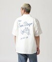 【SALE/20%OFF】AVIREX 《WEB&DEPOT限定》S/S EMBROIDERY C/L SHIRT / ショートスリーブ エンブロイダリー コッ...