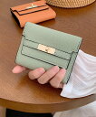 Liaa Liaa/(W)メタルデザイン 三つ折り財布 ミニウォレット ミニョントレフル ルームヨンマルサンセレクティッド 財布・ポーチ・ケース 財布 ベージュ...