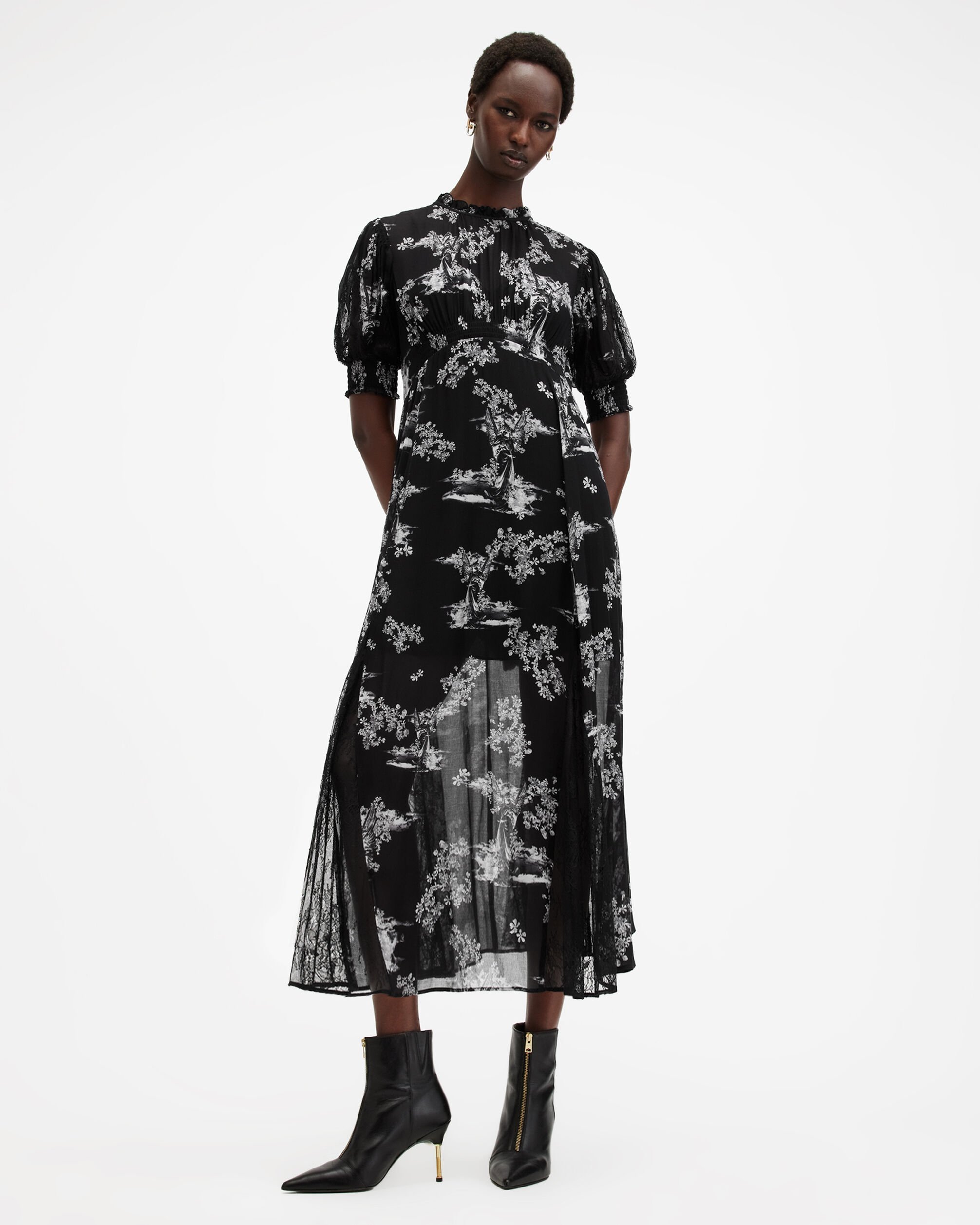 【SALE／30%OFF】ALLSAINTS (W)LAVERNA DRESS オールセインツ ワン