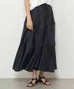 【SALE/20%OFF】BEARDSLEY シルクバイヤスフレアスカート ビアズリー スカート ロング・マキシスカート ブラック【送料無料】