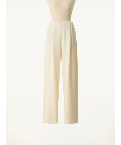 ICHIE サテンイージーパンツ ストロベリーフィールズ パンツ その他のパンツ ブラック ブラウン ホワイト【送料無料】