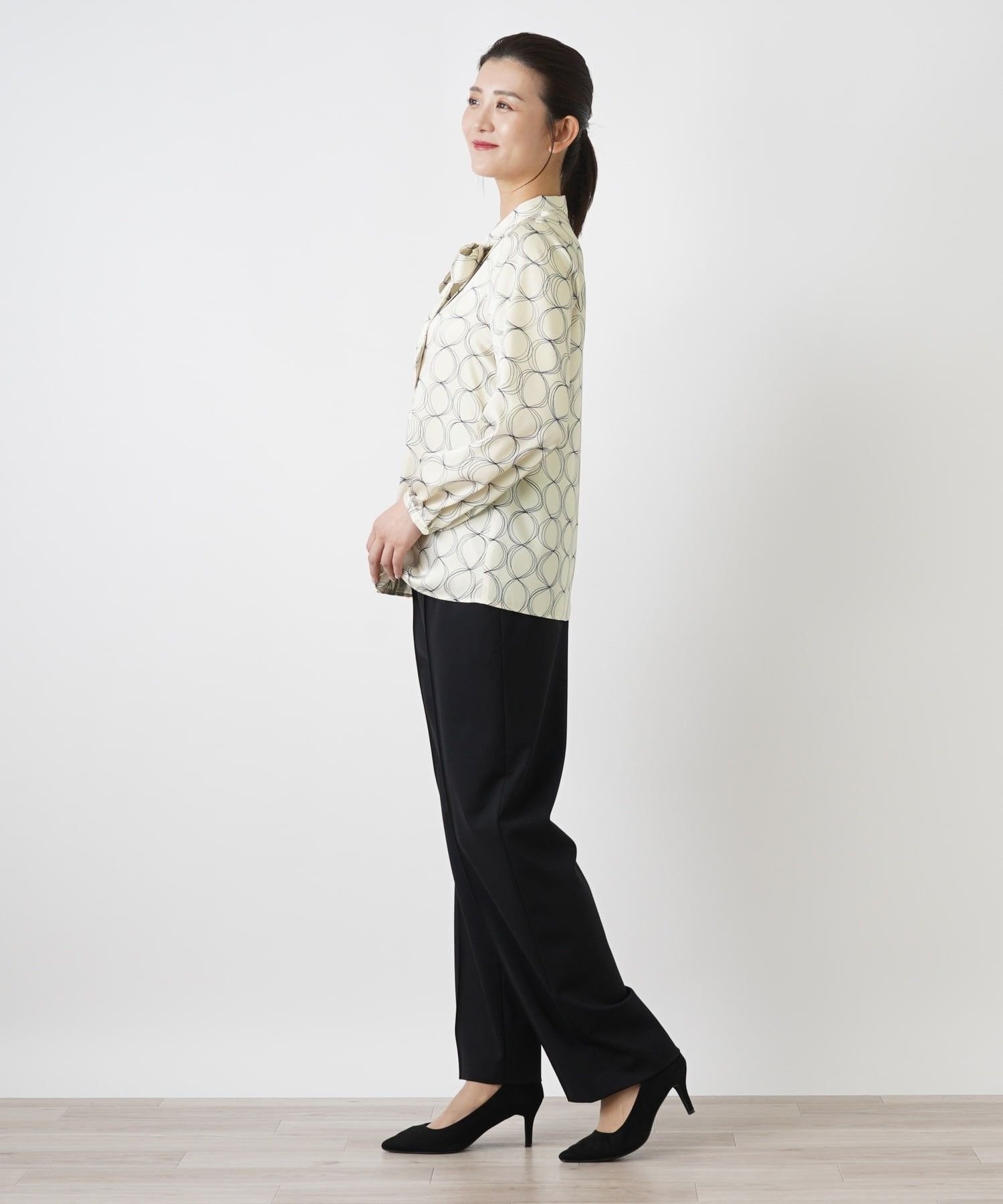 Leilian ブラウス【ROCHAS Premiere】 レリアン トップス シャツ・ブラウス ベージュ