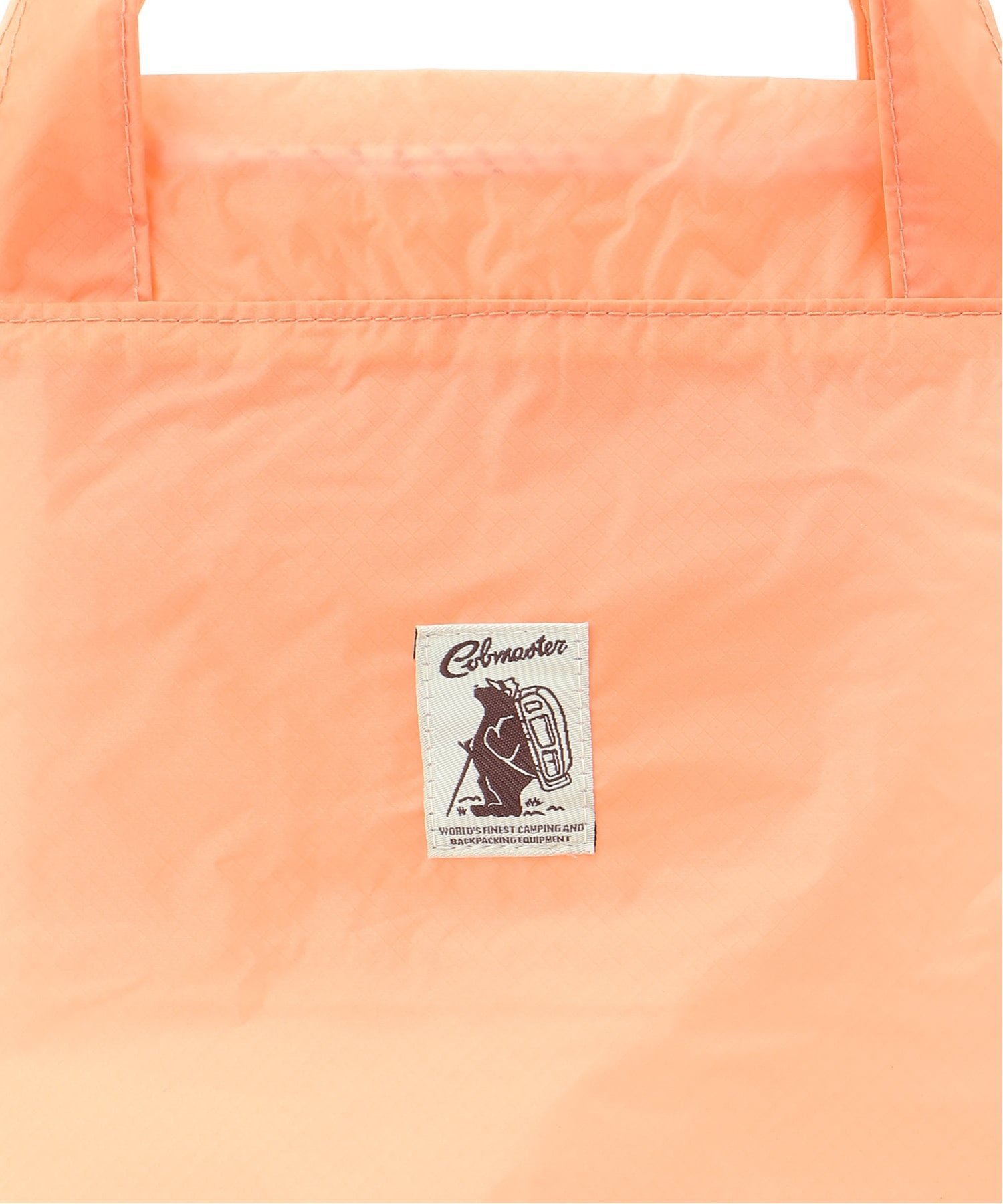 COBMASTER/(U)CR PKB DRAWSTRING TOTE ハンドサイン バッグ トートバッグ オレンジ