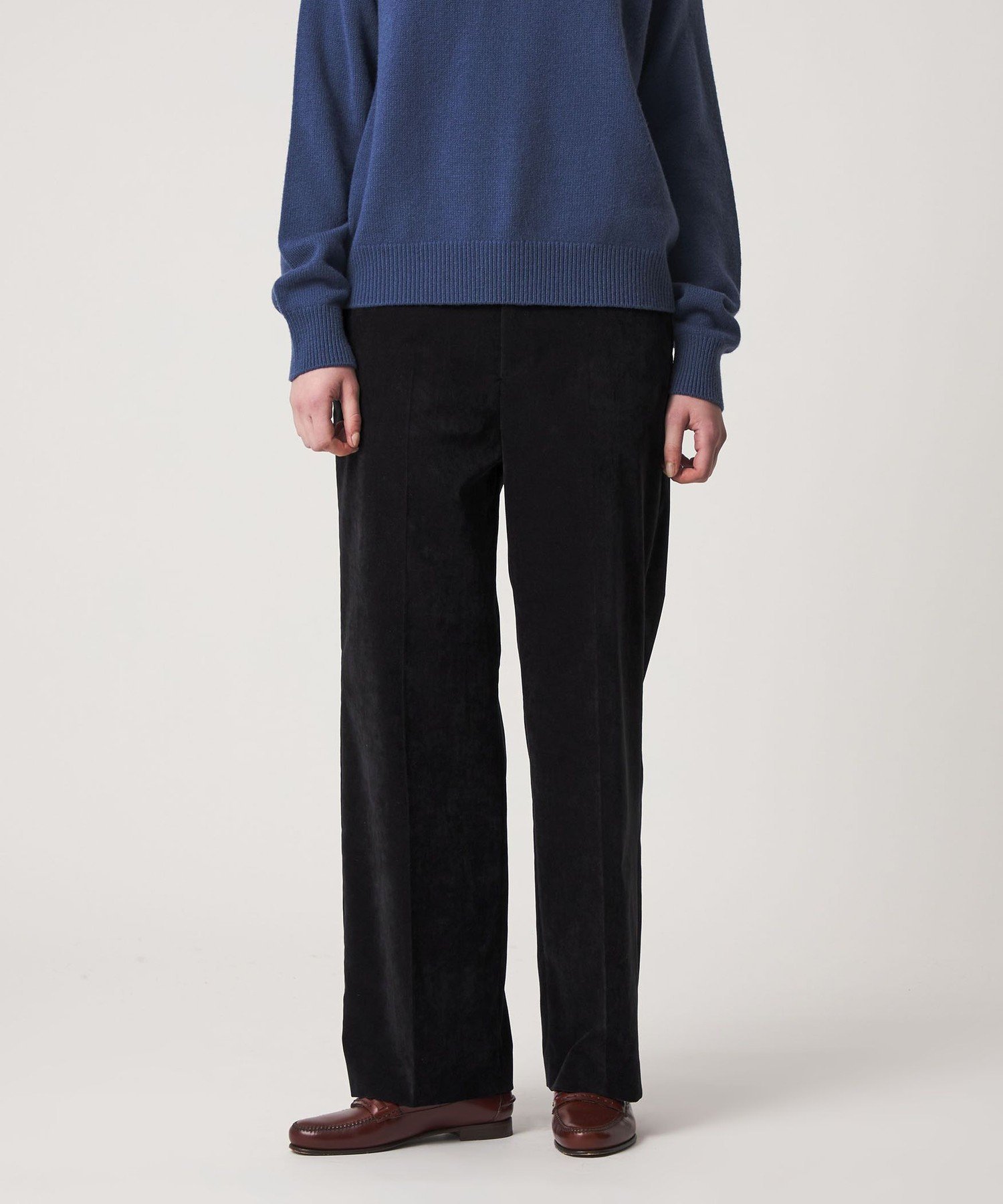 Steven Alan ＜Steven Alan＞ベルベット トラウザーズ ユナイテッドアローズ アウトレット パンツ その他のパンツ ブラウン ピンク ブラック