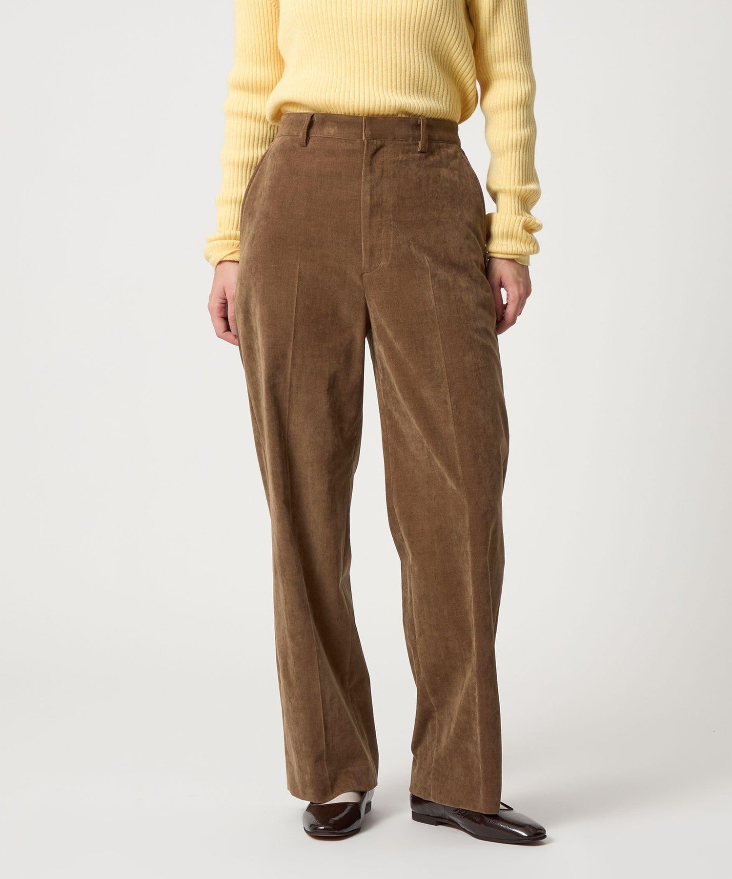 Steven Alan ＜Steven Alan＞ベルベット トラウザーズ ユナイテッドアローズ アウトレット パンツ その他のパンツ ブラウン ピンク ブラック