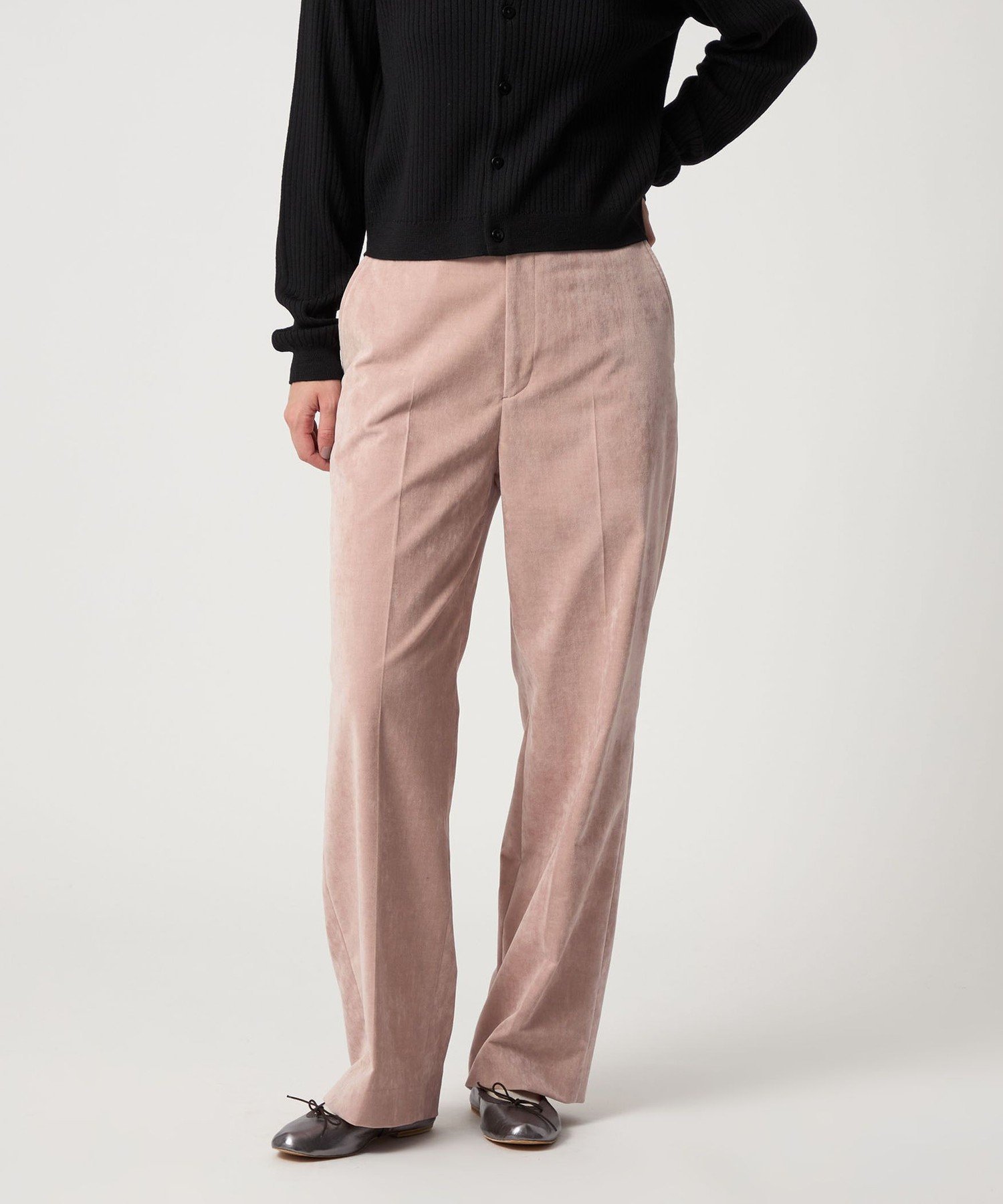 Steven Alan ＜Steven Alan＞ベルベット トラウザーズ ユナイテッドアローズ アウトレット パンツ その他のパンツ ブラウン ピンク ブラック
