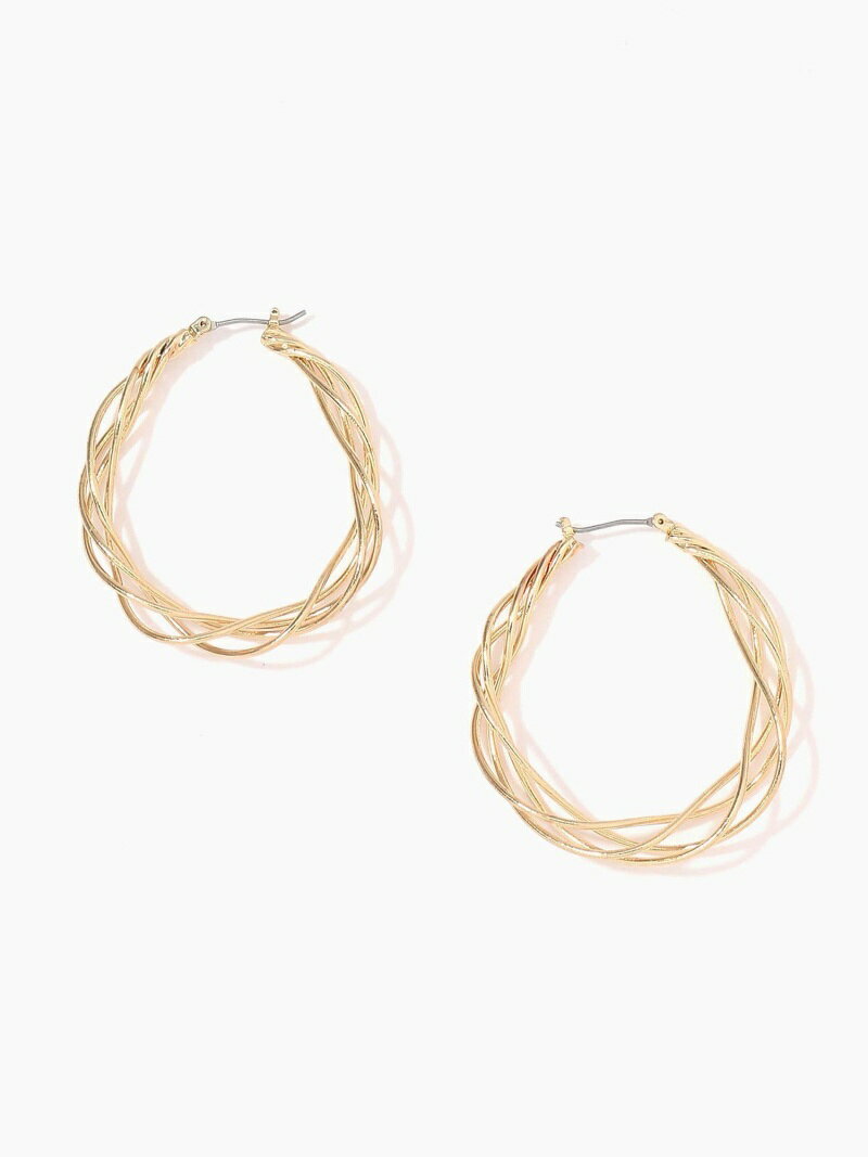 【SALE／30%OFF】TOMORROWLAND GOODS Kenneth Jay Lane ワイヤーツイストピアス トゥモローランド アクセサリー・腕時計 ピアス ゴールド シルバー【送料無料】のサムネイル