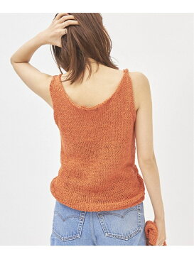 【SALE／40%OFF】plage 【ROBERTO COLLINA/ロベルトコリーナ】SP KNIT タンクトップ◆ プラージュ その他 その他 オレンジ ブラウン【送料無料】