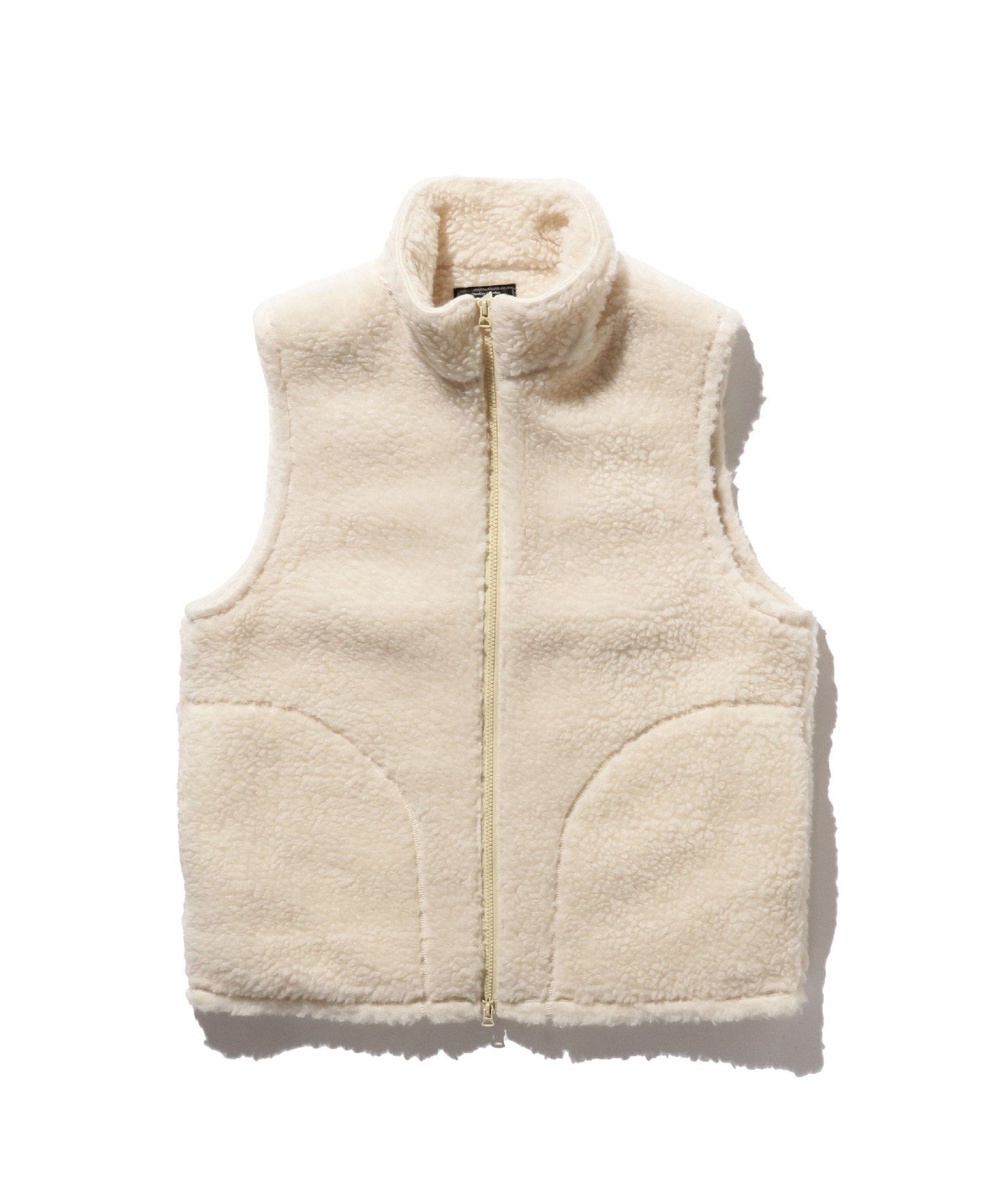 Wool Polyester Sherpa Vest 38-06-0096-458 38060096458: Off White
