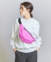 ビューティー&ユース バッグ BEAUTY&YOUTH UNITED ARROWS ＜BAGGU＞Crescent Fanny Pack/ボディバッグ ビューティー＆ユース　ユナイテッドアローズ バッグ ボディバッグ・ウエストポーチ ピンク ブラック【送料無料】