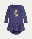 POLO RALPH LAUREN (ベビー)Polo ベア フリース ドレス & ブルマー ラルフローレン ワンピース・ドレス ワンピース パープル【送料無料】