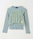 【SALE/70%OFF】UNITED ARROWS green label relaxing チュールキャミ+プルオーバー ロングスリーブ / キッズ 100...