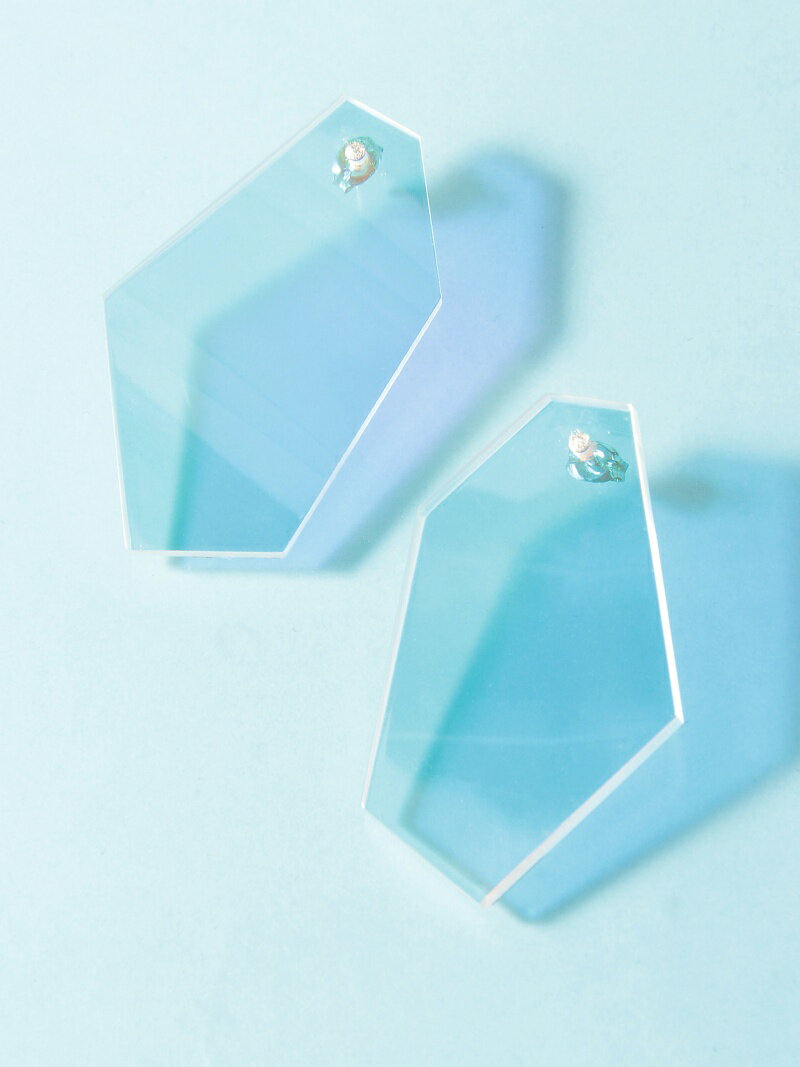 HAAS Aurora Pierce 変形六角形 エディット ユア ワードローブ アクセサリー ピアス【送料無料】