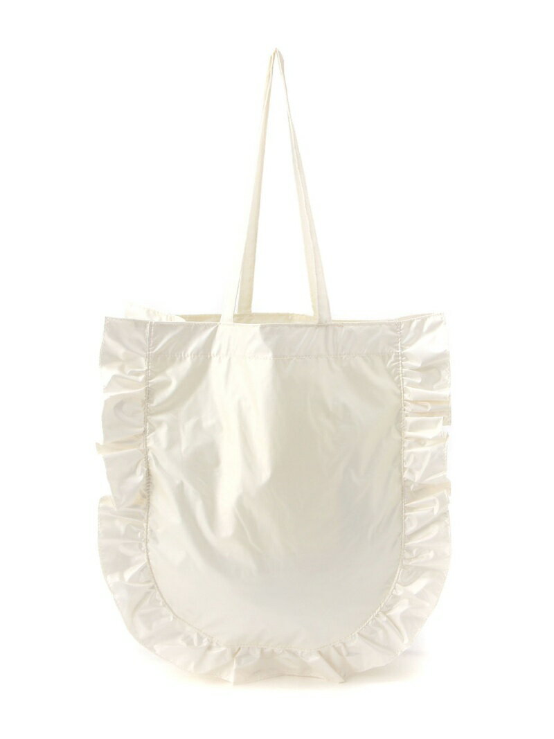 【SALE／50%OFF】Casselini Casselini/フリルラウンドトート キャセリーニ バッグ トートバッグ ゴールド ブルー ホワイト ピンク シルバー ブラックのサムネイル