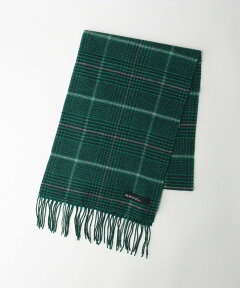 Glen Plaid Wool Scarf 3236-699-1018 32366991018: Dark Green Glen Plaid Wool Scarf 3236-699-1018 32366991018: Dark Green