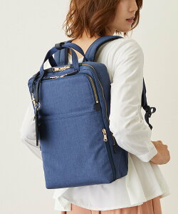 P.I.D レディーススクエアリュック ロワード バッグ リュック・バックパック ブラック ベージュ グレー ネイビー【送料無料】