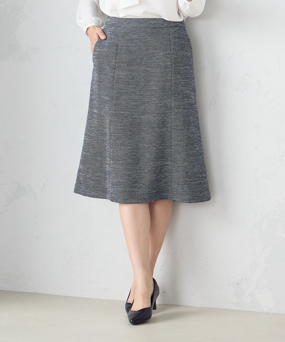 【SALE／50%OFF】COMME CA ISM 【セットアップ対応】ラメツイード マーメイドスカ...