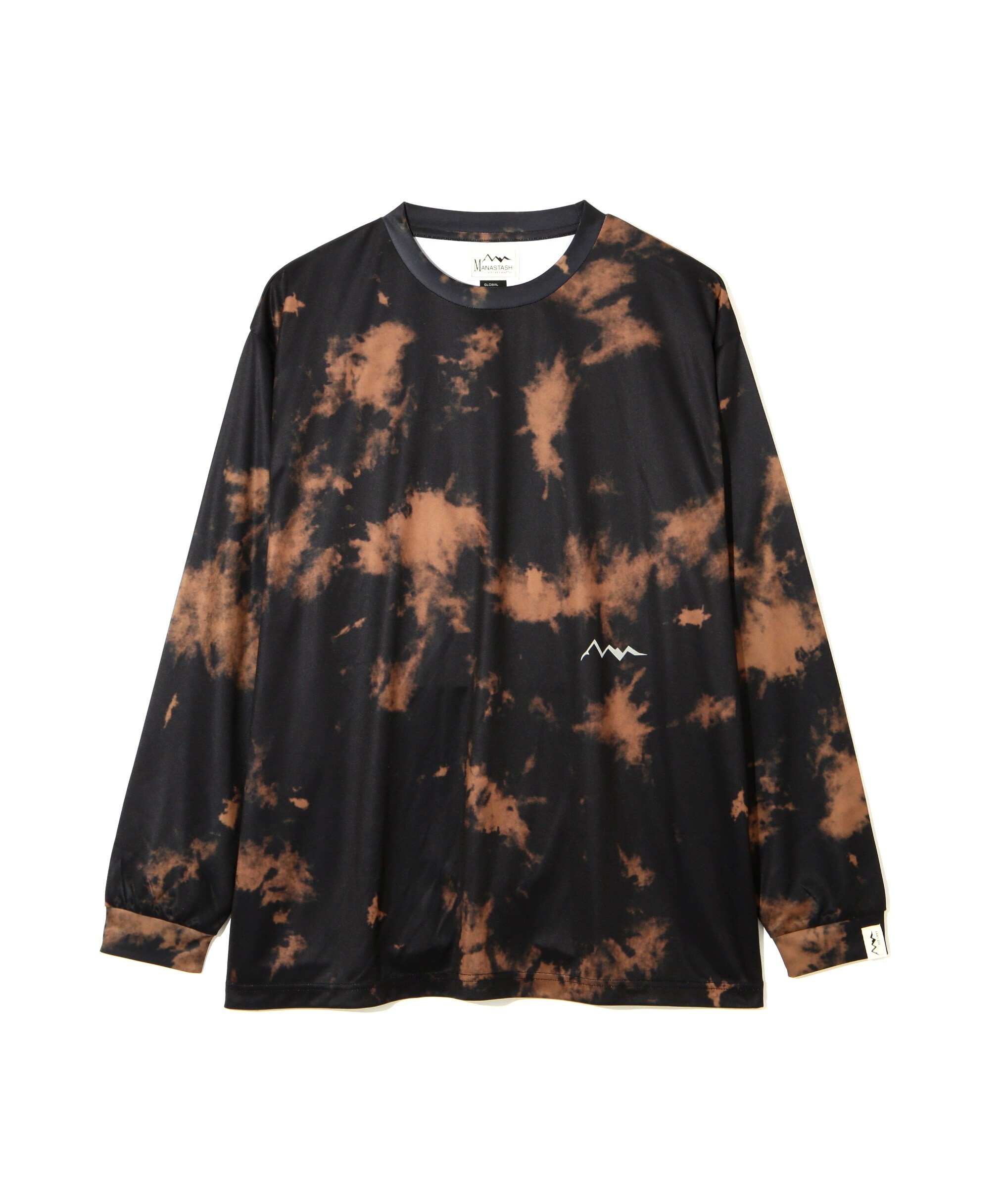 【SALE／40%OFF】MANASTASH MANASTASH/マナスタッシュ/TIE DYE L/S TOP マナスタッシュ トップス カットソー・Tシャツ ブラック【送料無料】