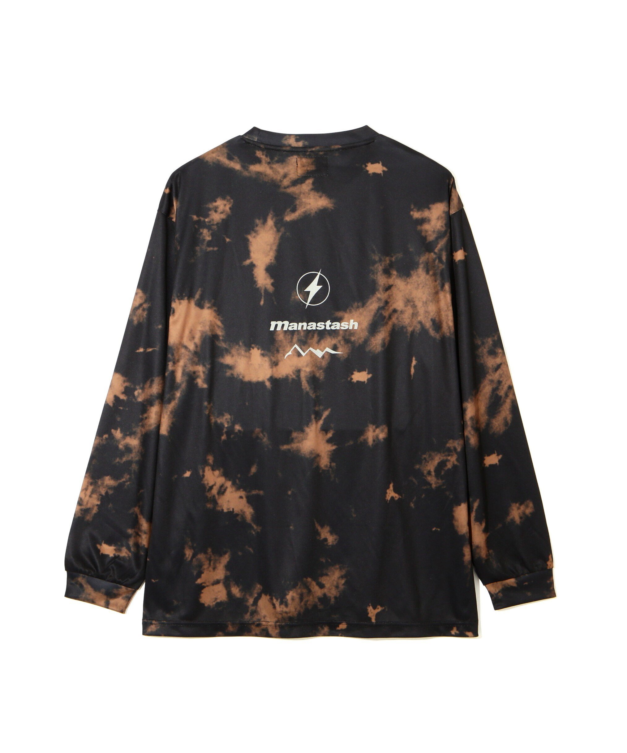 MANASTASH/マナスタッシュ/TIE DYE L/S TOP マナスタッシュ トップス カットソー・Tシャツ ブラック
