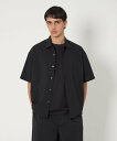 【SALE/30%OFF】monkey time BEAUTY&YOUTH UNITED ARROWS RENU TROシリーズ クロップド ショートスリーブ シャツ -セットアップ対応- ビューティー&ユース ユナイテッドアローズ トップス シャツ・ブラウス ネイビー ブラック グレー【送料無料】