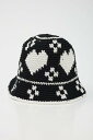 SLY HEART KNIT BUCKET ハット スライ 帽子 その他の帽子 ブラック【送料無料】